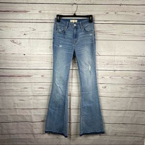 WOMEN'S Harper high rise flare bell bottom stretchy jeans Sz 26